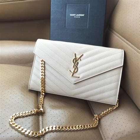 ysl blanc vintage|handbag YSL original.